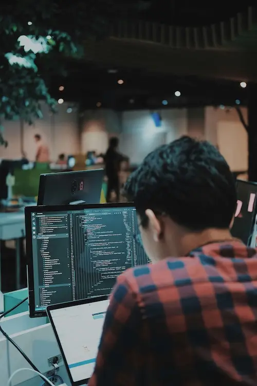 Modern website design showcasing web development services by CodeGenius.ae
